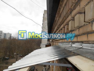 Как отремонтировать крышу балкона на последнем этаже